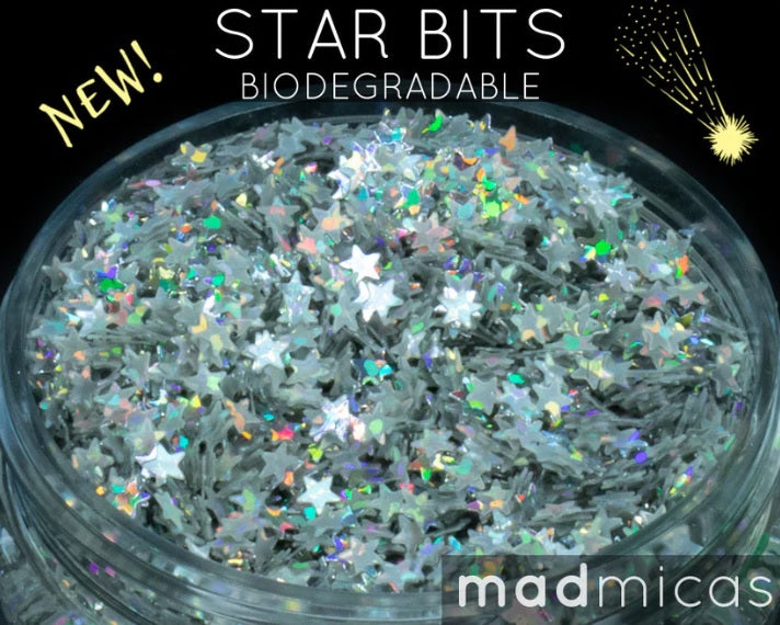 Mad Micas Star Bits Biodegradable Holo Glitter